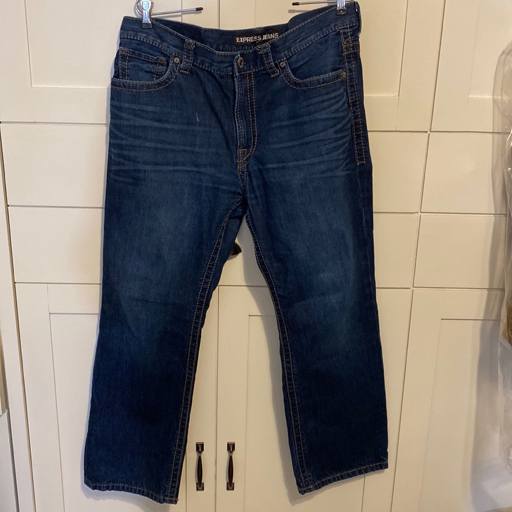 Express Blake Loose Fit Bootcut Jeans 34x30